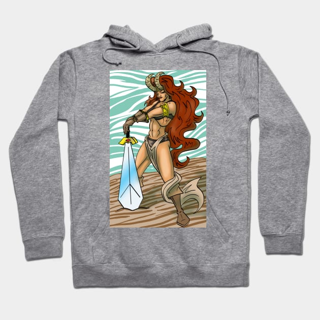 Barbarienne Hoodie by psychoandy